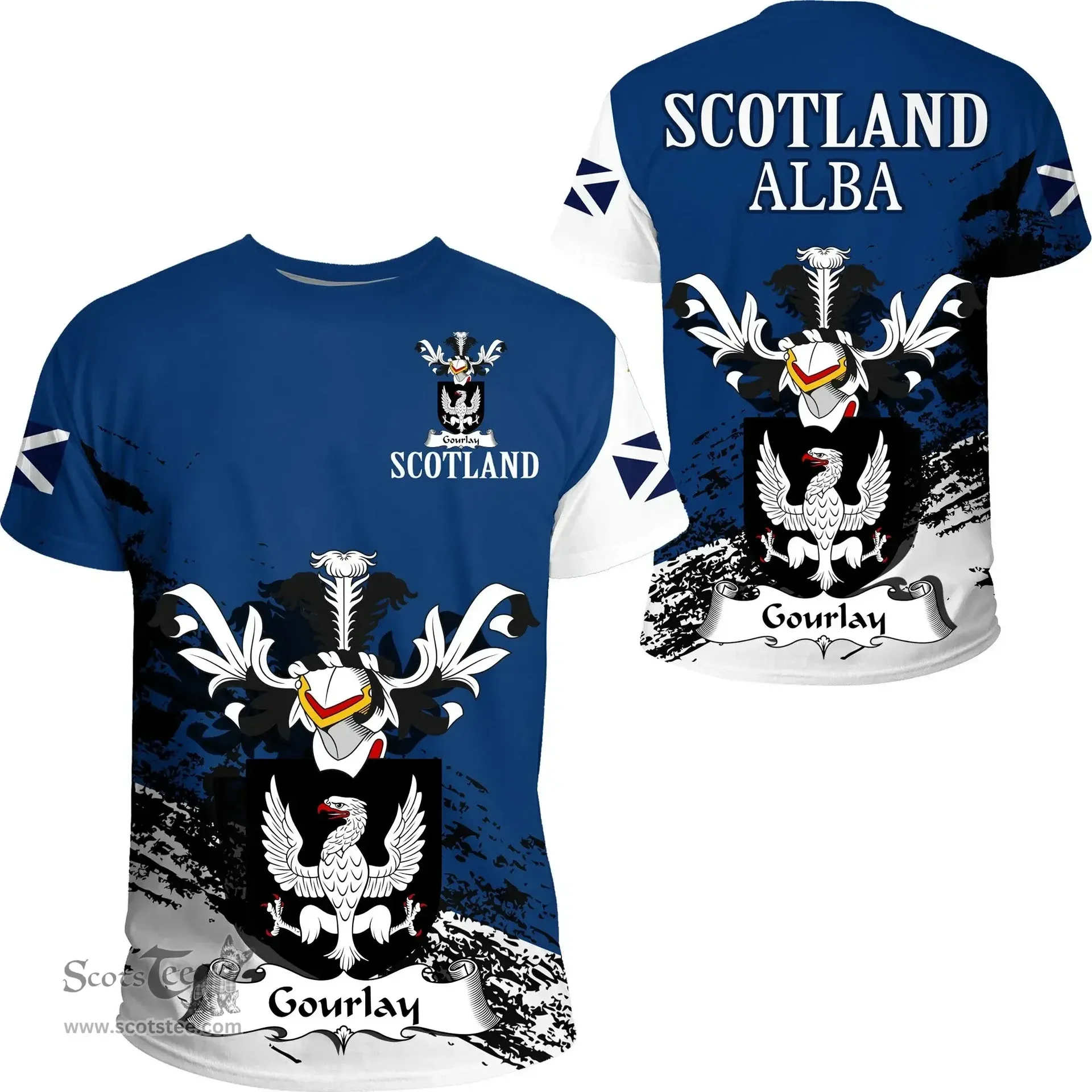 Scottish Gourlay Clan Scottish Family Crest Scotland Alba Thistle T Shirt
