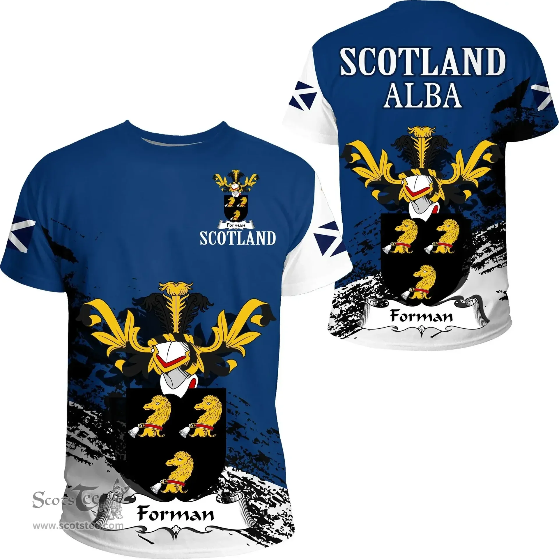 Scottish Forman Clan Scottish Family Crest Scotland Alba Thistle T Shirt