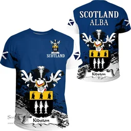 Scottish Kidston Clan Scottish Family Crest Scotland Alba Thistle T Shirt