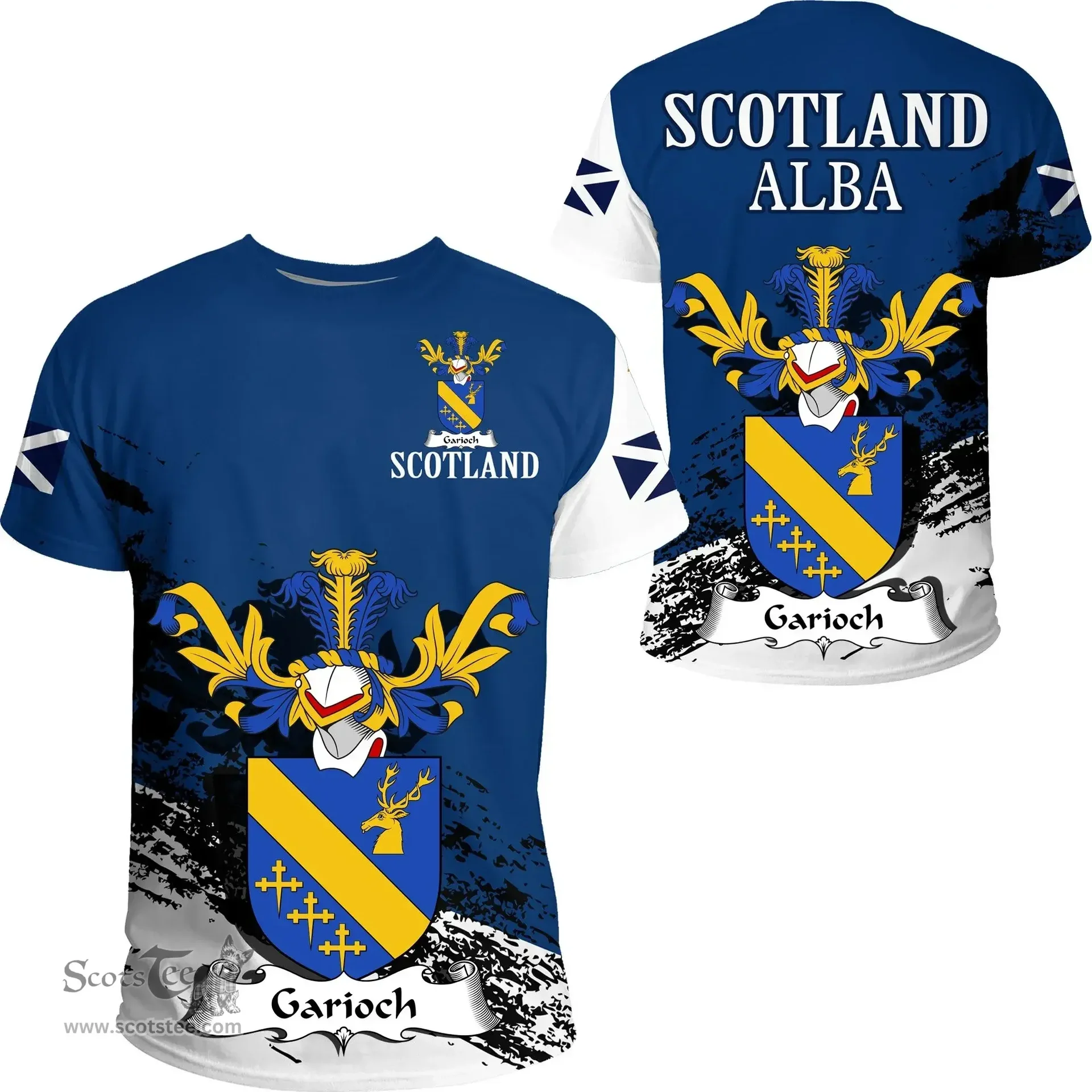 Scottish Garioch Clan Scottish Family Crest Scotland Alba Thistle T Shirt