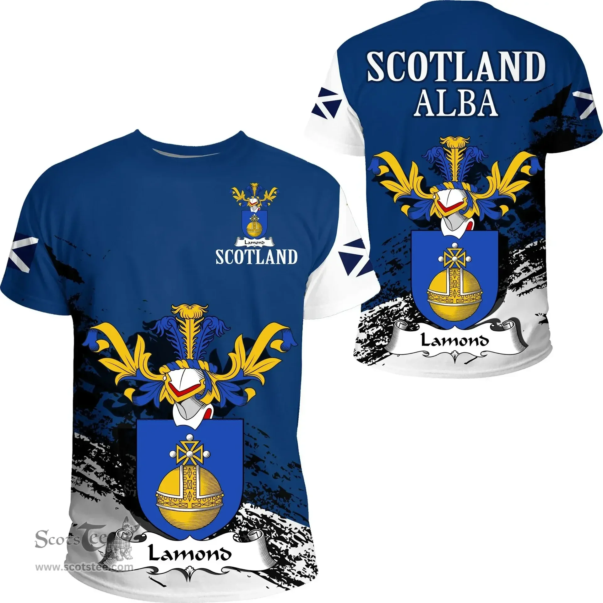 Scottish Lamond Clan Scottish Family Crest Scotland Alba Thistle T Shirt