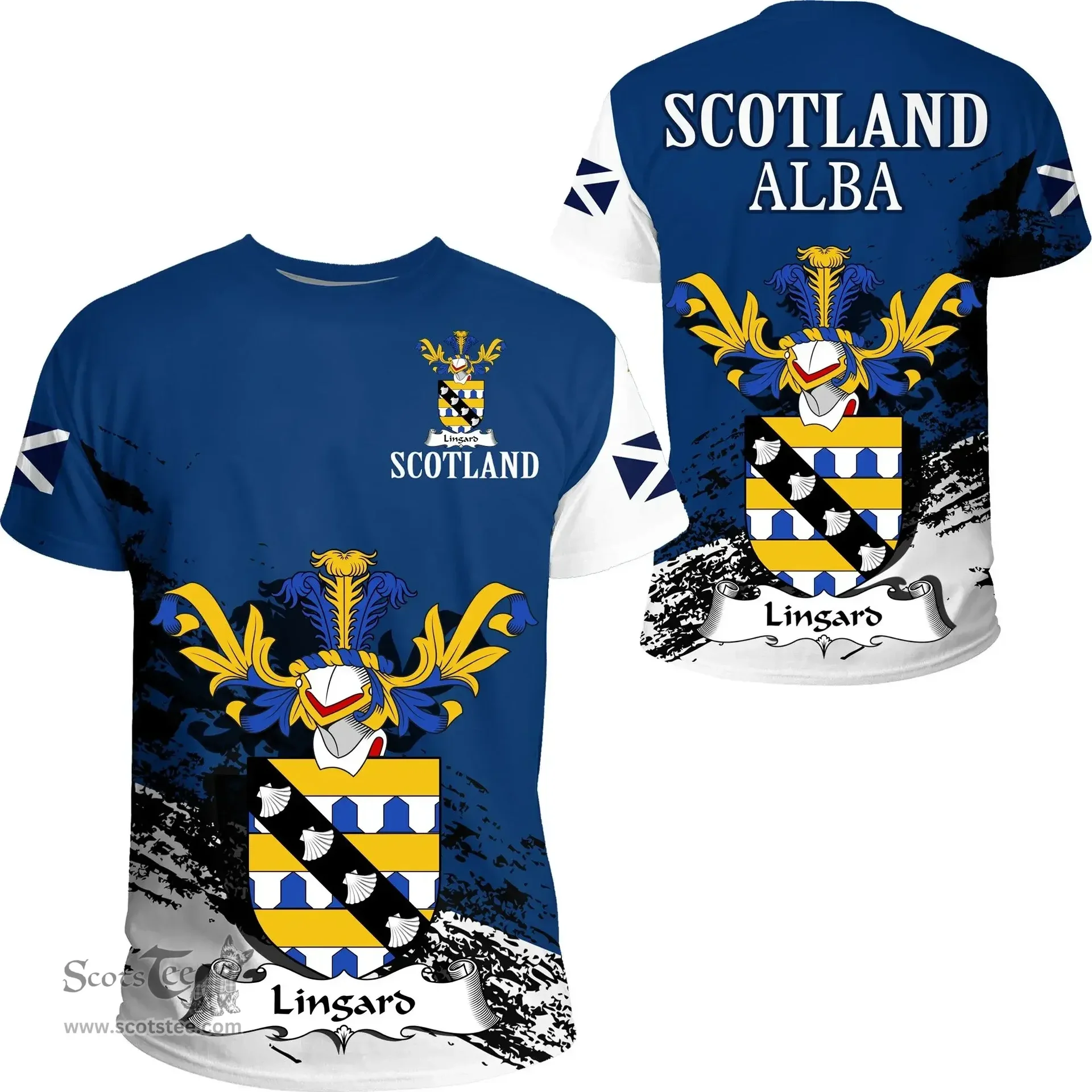 Scottish Lingard Clan Scottish Family Crest Scotland Alba Thistle T Shirt