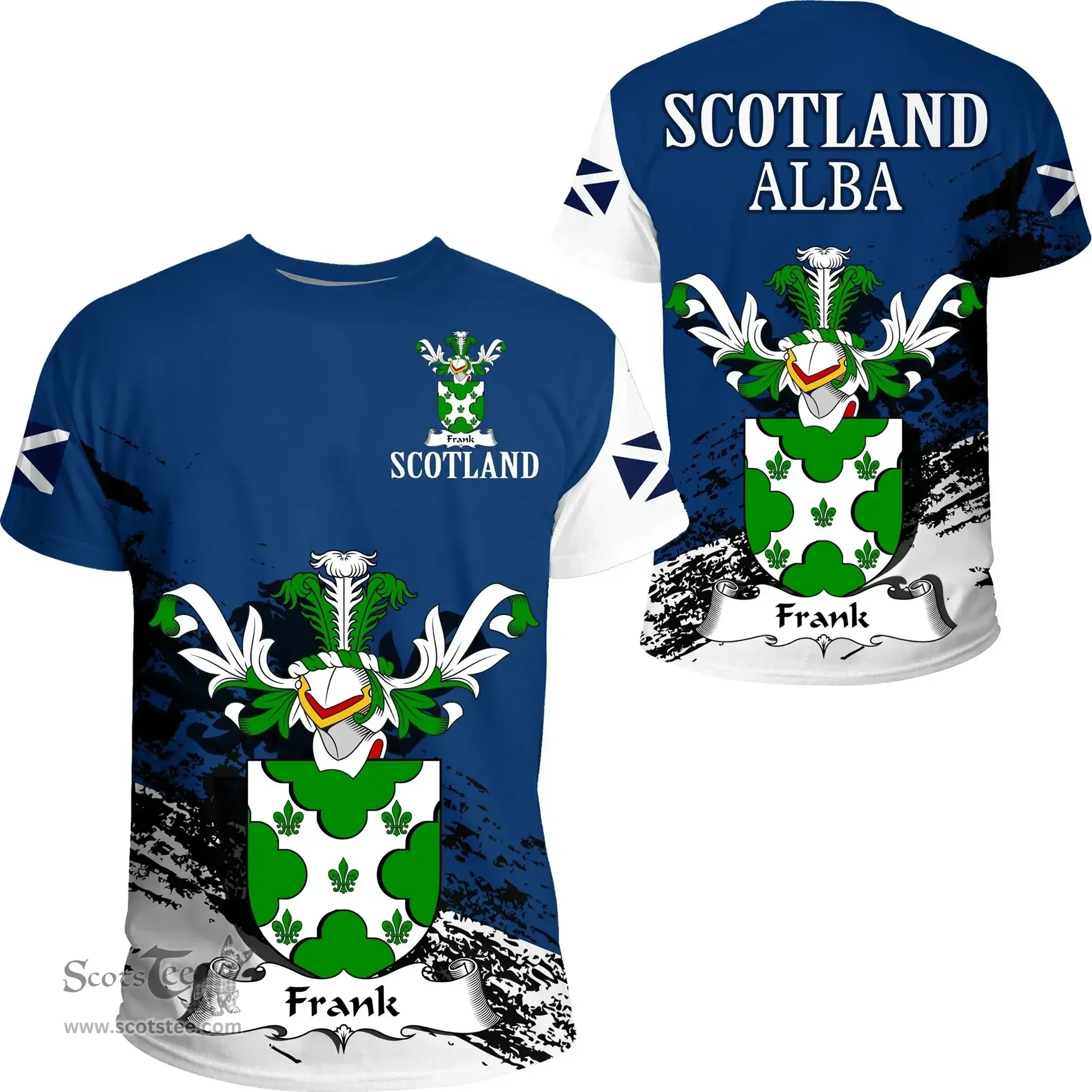 Scottish Frank Clan Scottish Family Crest Scotland Alba Thistle T Shirt