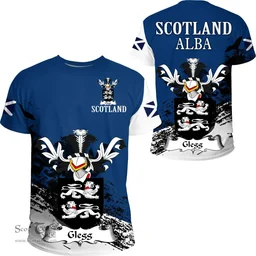 Scottish Glegg Clan Scottish Family Crest Scotland Alba Thistle T Shirt