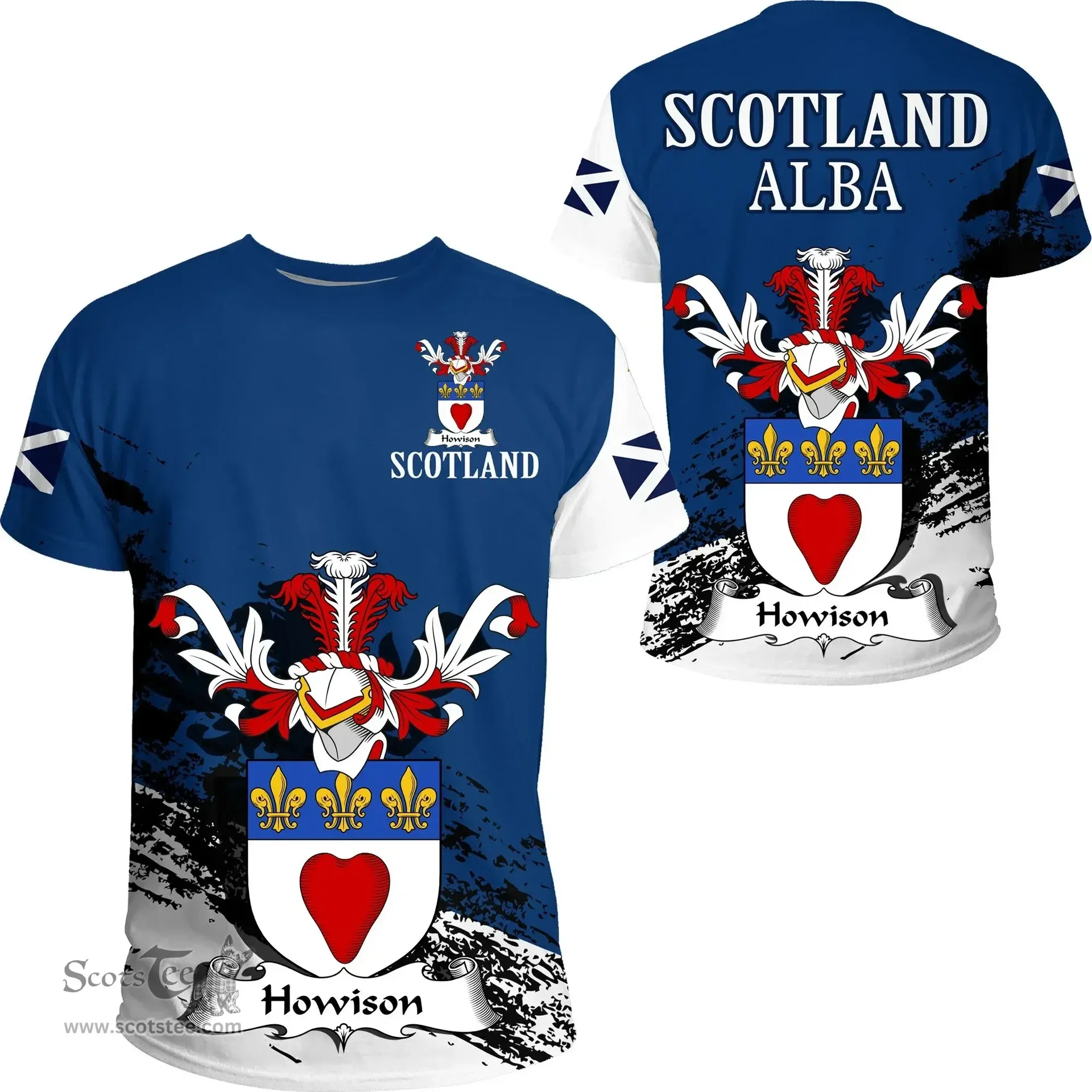 Scottish Howison or Howlison Clan Scottish Family Crest Scotland Alba Thistle T Shirt