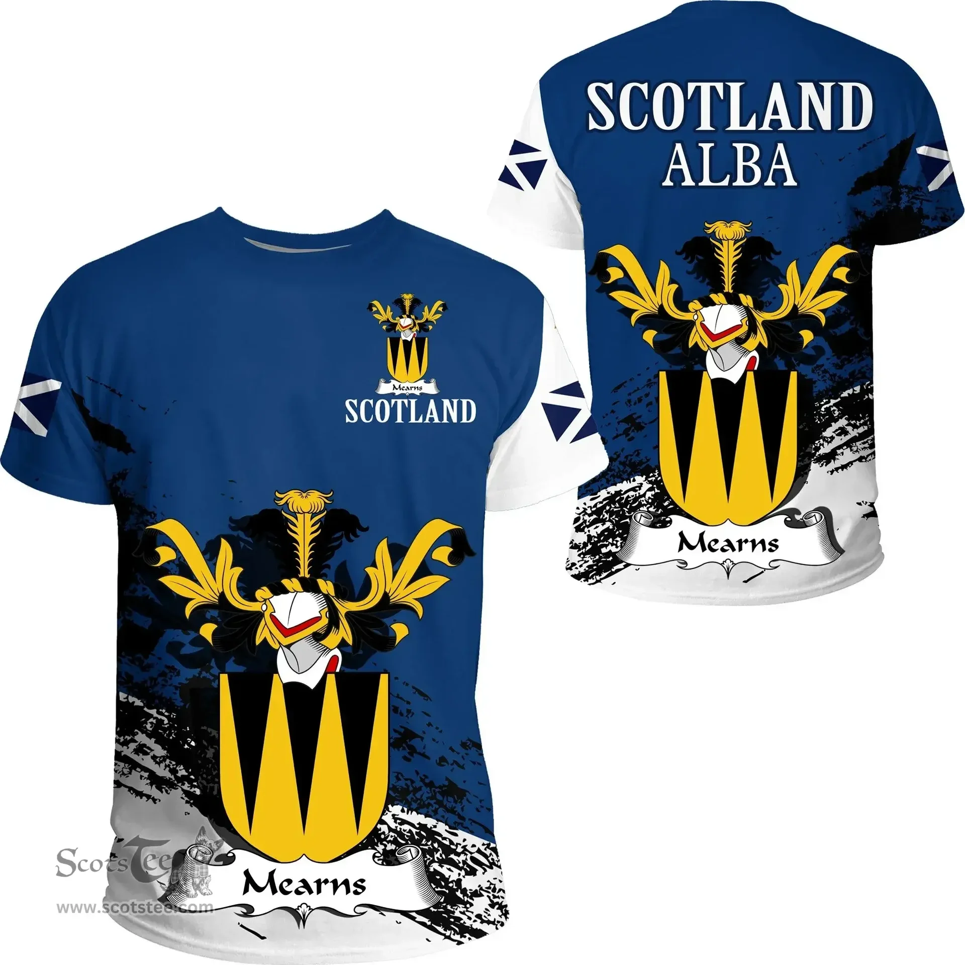 Scottish Mearns Clan Scottish Family Crest Scotland Alba Thistle T Shirt