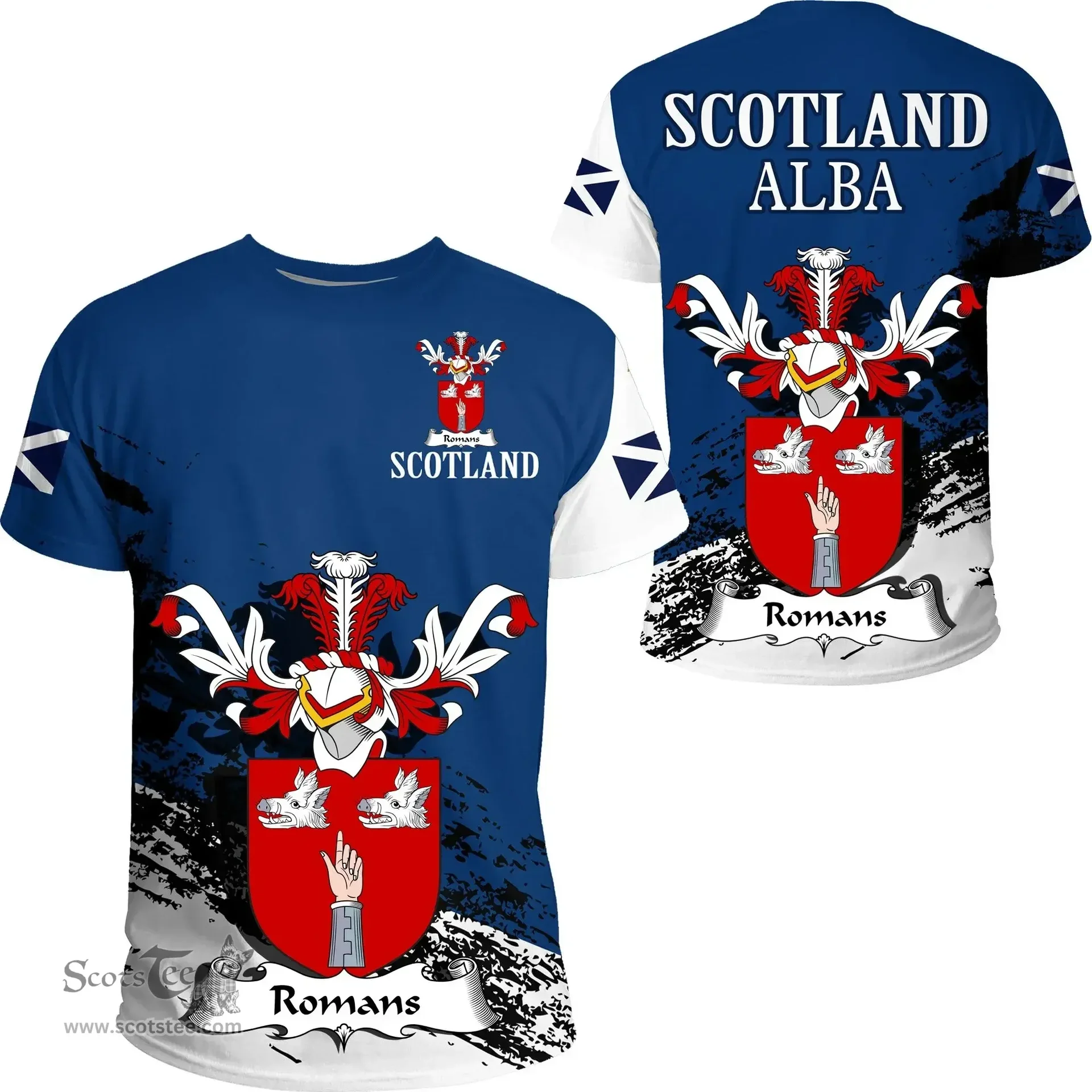 Scottish Romans Clan Scottish Family Crest Scotland Alba Thistle T Shirt