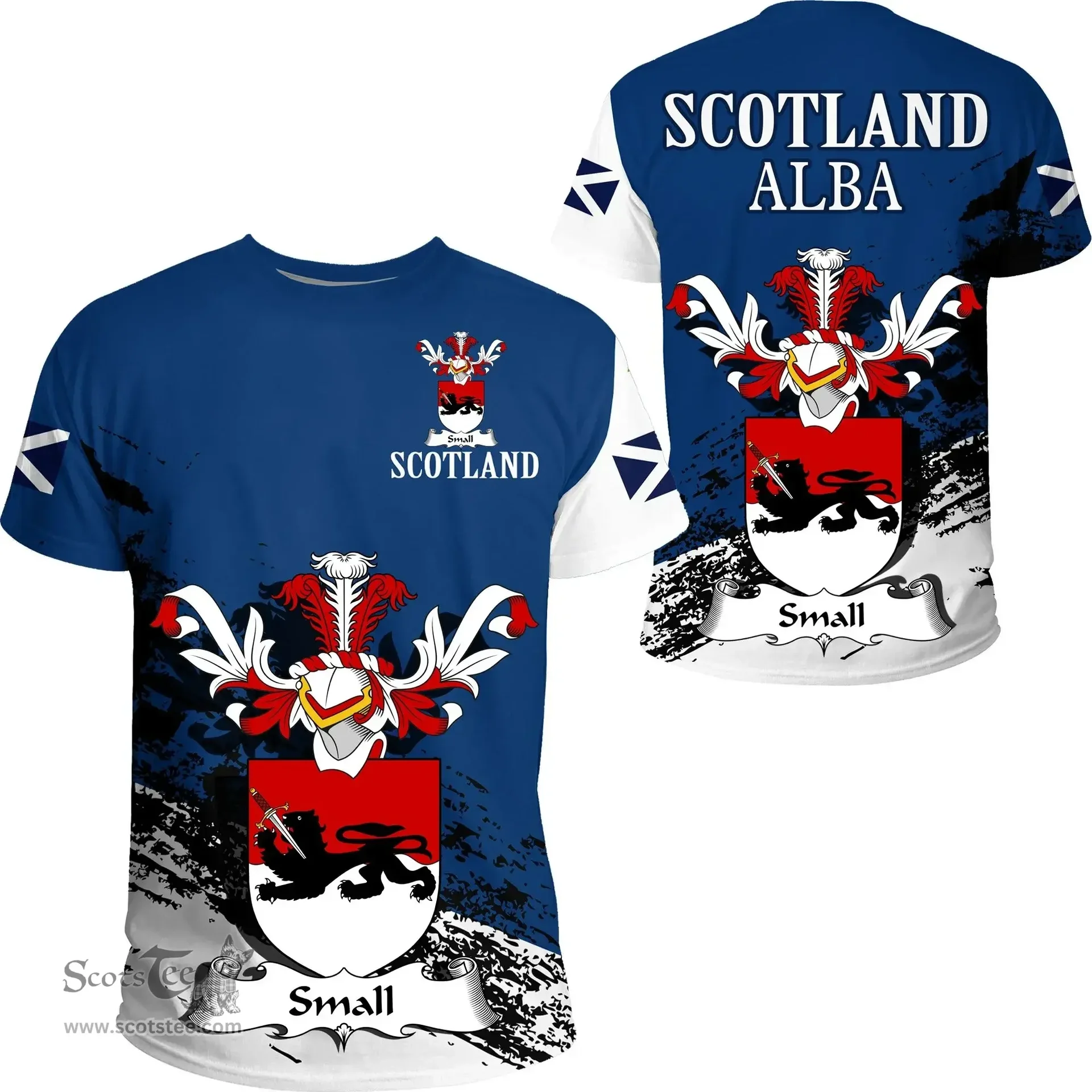 Scottish Small Clan Scottish Family Crest Scotland Alba Thistle T Shirt