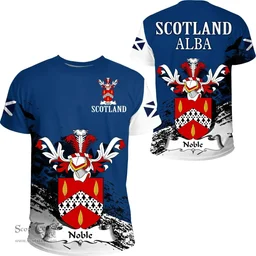 Scottish Noble Clan Scottish Family Crest Scotland Alba Thistle T Shirt