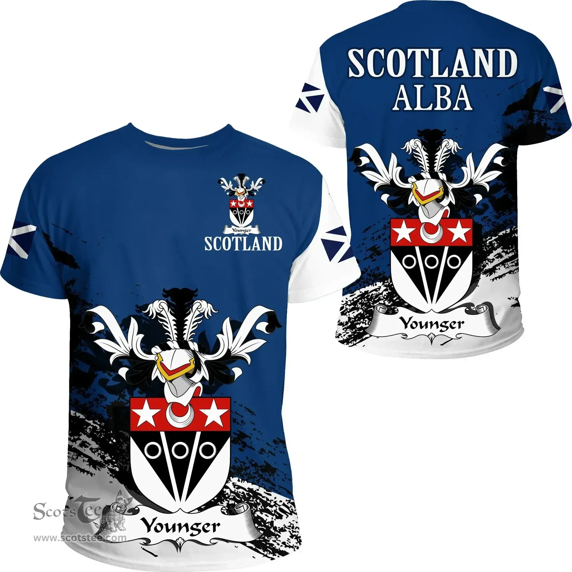 Scottish Younger Clan Scottish Family Crest Scotland Alba Thistle T Shirt