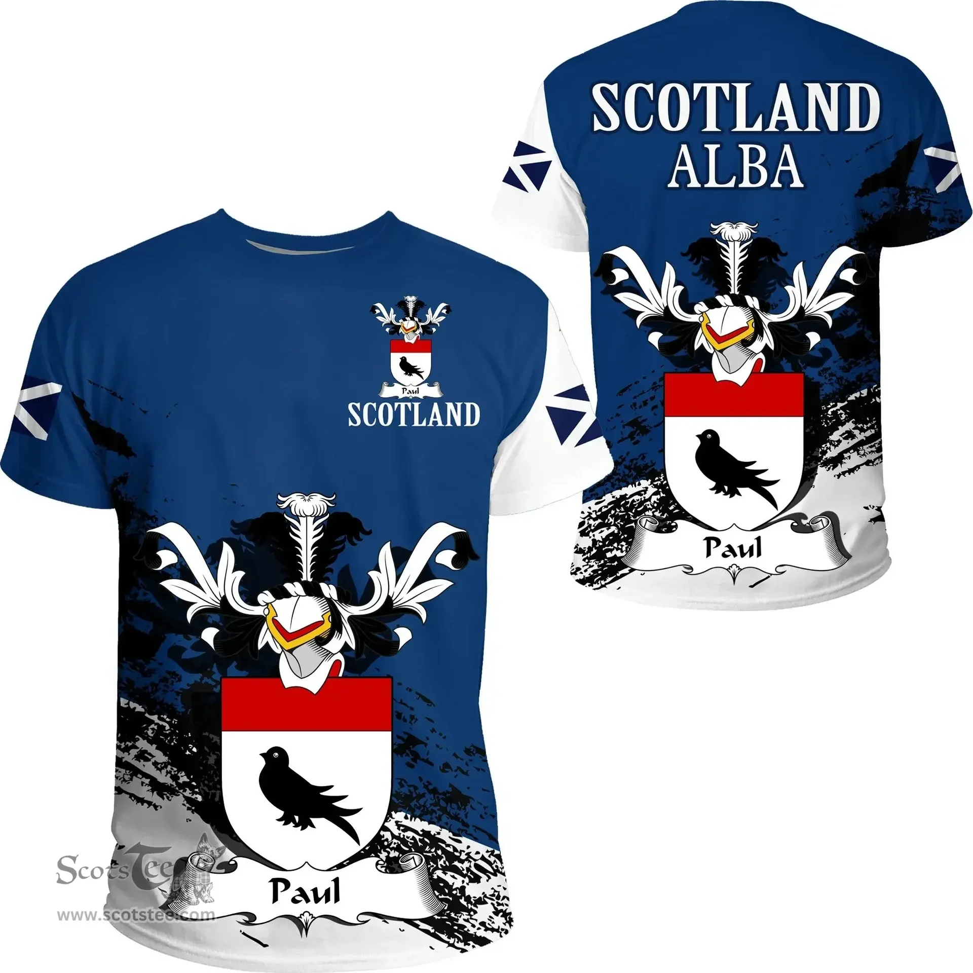 Scottish Paul Clan Scottish Family Crest Scotland Alba Thistle T Shirt