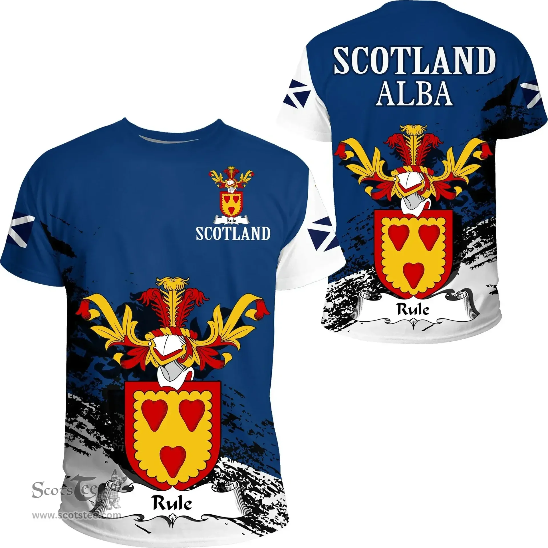 Scottish Rule Clan Scottish Family Crest Scotland Alba Thistle T Shirt