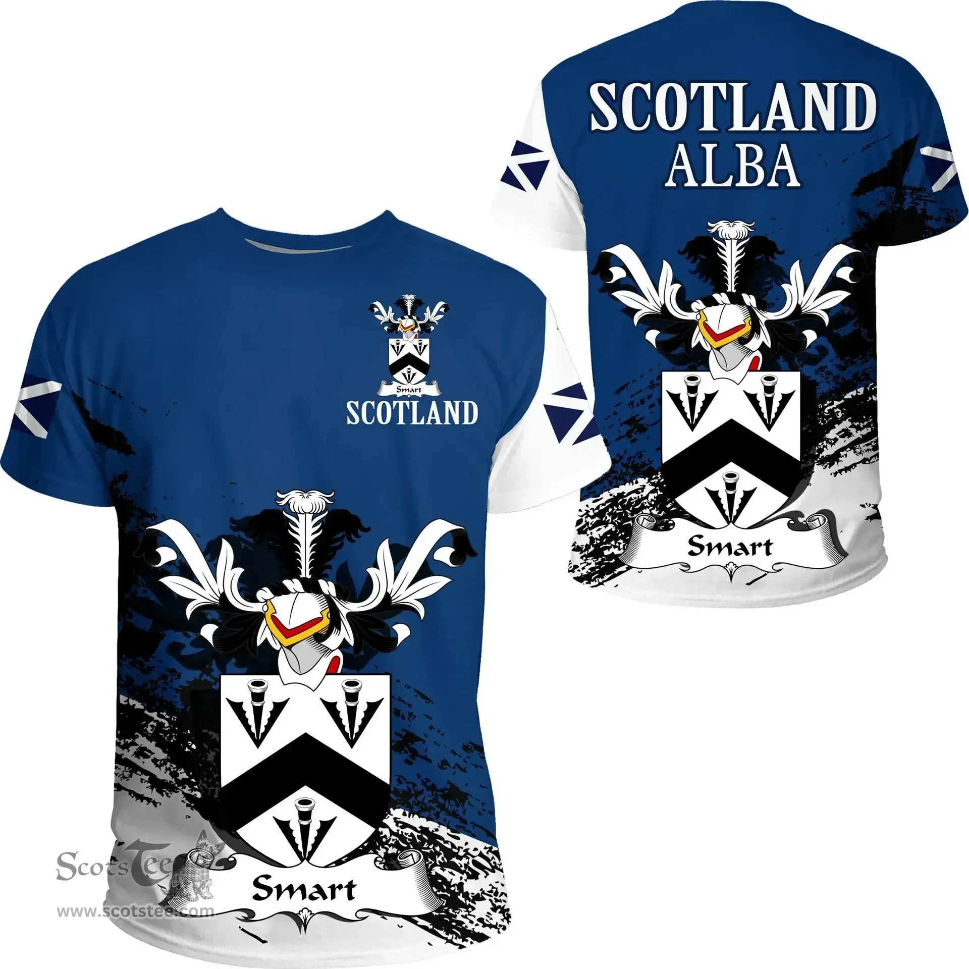 Scottish Smart Clan Scottish Family Crest Scotland Alba Thistle T Shirt