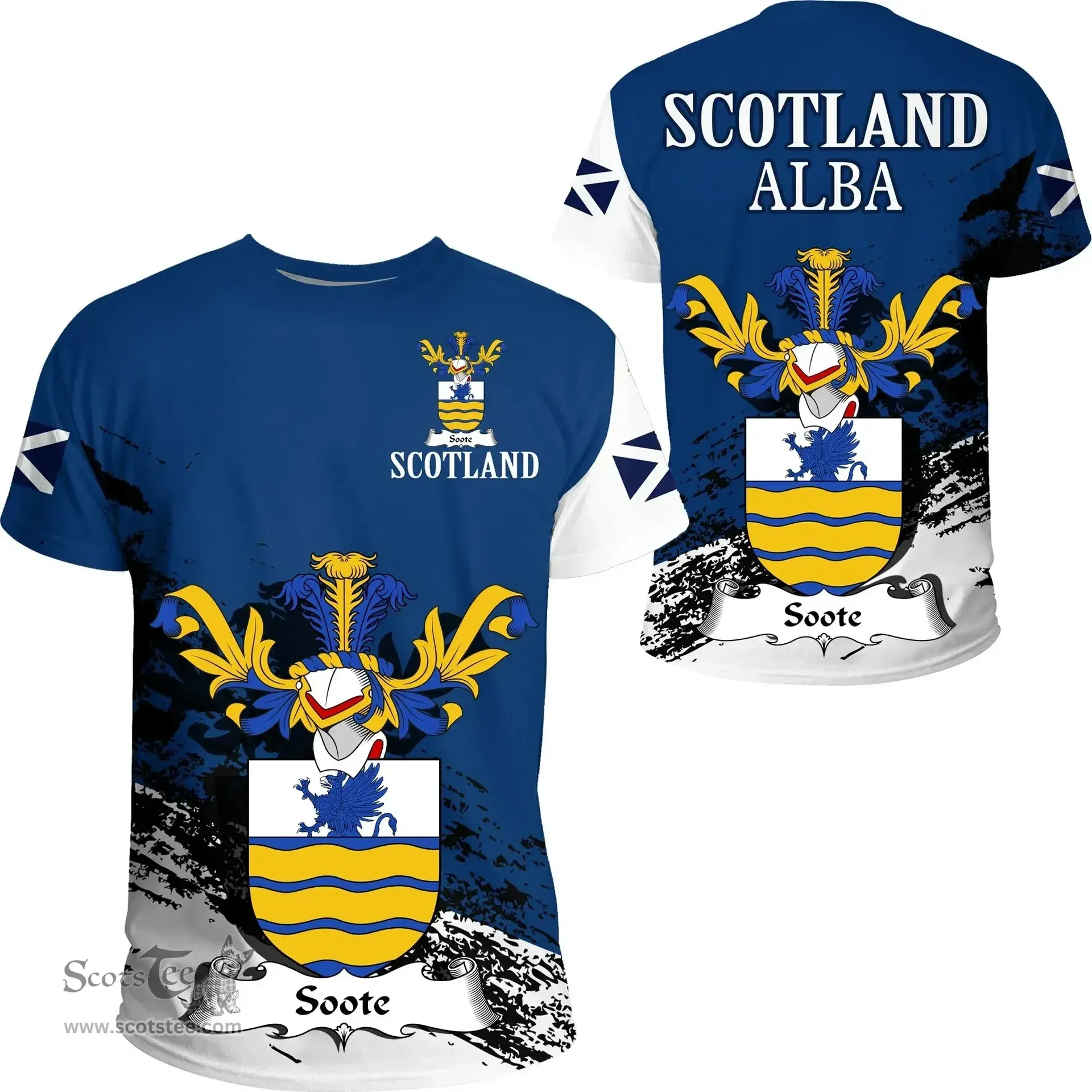 Scottish Soote Clan Scottish Family Crest Scotland Alba Thistle T Shirt