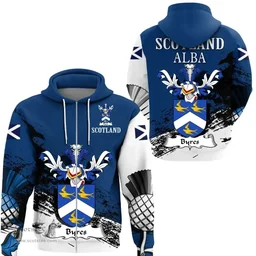 Scottish Byres Clan Scottish Family Crest Scotland Alba Thistle Hoodie