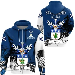 Scottish Kyd Clan Scottish Family Crest Scotland Alba Thistle Hoodie