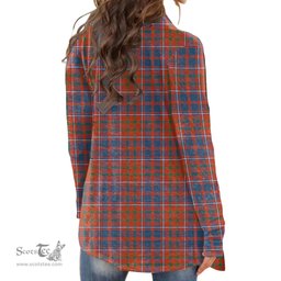 Scottish Cameron of Lochiel Ancient Clan Tartan Womens Cardigan Long Sleeve
