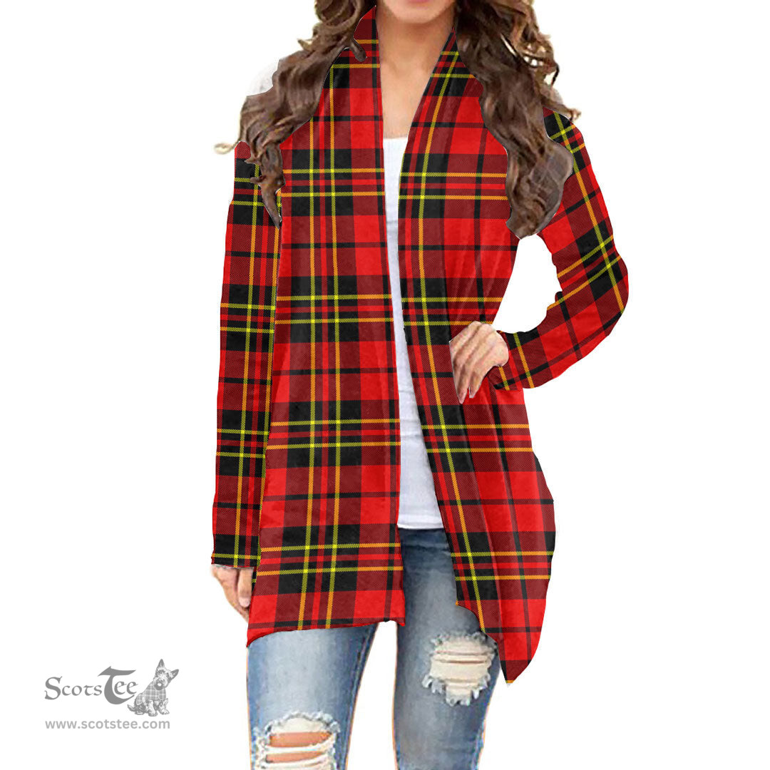 Scottish Brodie Modern Clan Tartan Womens Cardigan Long Sleeve