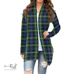 Scottish Baillie Modern Clan Tartan Womens Cardigan Long Sleeve