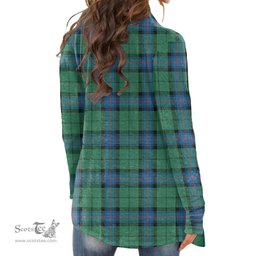 Scottish Armstrong Ancient Clan Tartan Womens Cardigan Long Sleeve