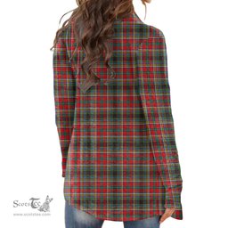 Scottish Anderson of Arbrake Clan Tartan Crest Womens Cardigan Long Sleeve