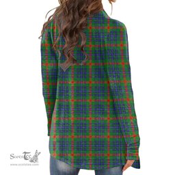 Scottish Aiton Clan Tartan Womens Cardigan Long Sleeve