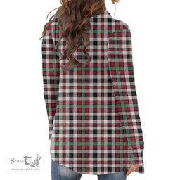 Scottish Borthwick Dress Ancient Clan Tartan Womens Cardigan Long Sleeve