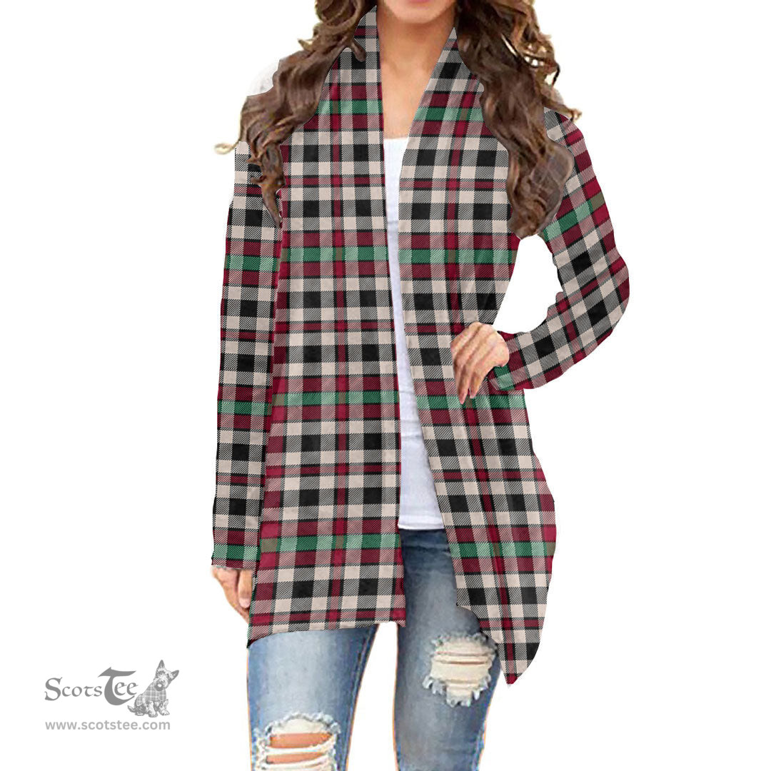 Scottish Borthwick Dress Ancient Clan Tartan Womens Cardigan Long Sleeve