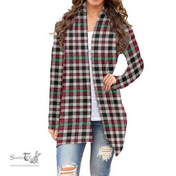 Scottish Borthwick Dress Ancient Clan Tartan Womens Cardigan Long Sleeve