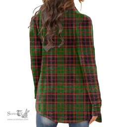 Scottish Buchan Modern Clan Tartan Womens Cardigan Long Sleeve