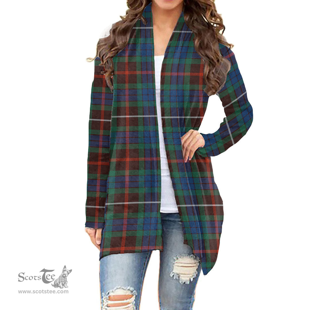 Scottish Fraser Hunting Ancient Clan Tartan Womens Cardigan Long Sleeve