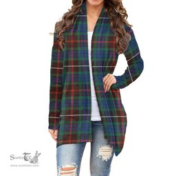 Scottish Fraser Hunting Ancient Clan Tartan Womens Cardigan Long Sleeve