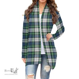 Scottish Gordon Dress Ancient Clan Tartan Womens Cardigan Long Sleeve