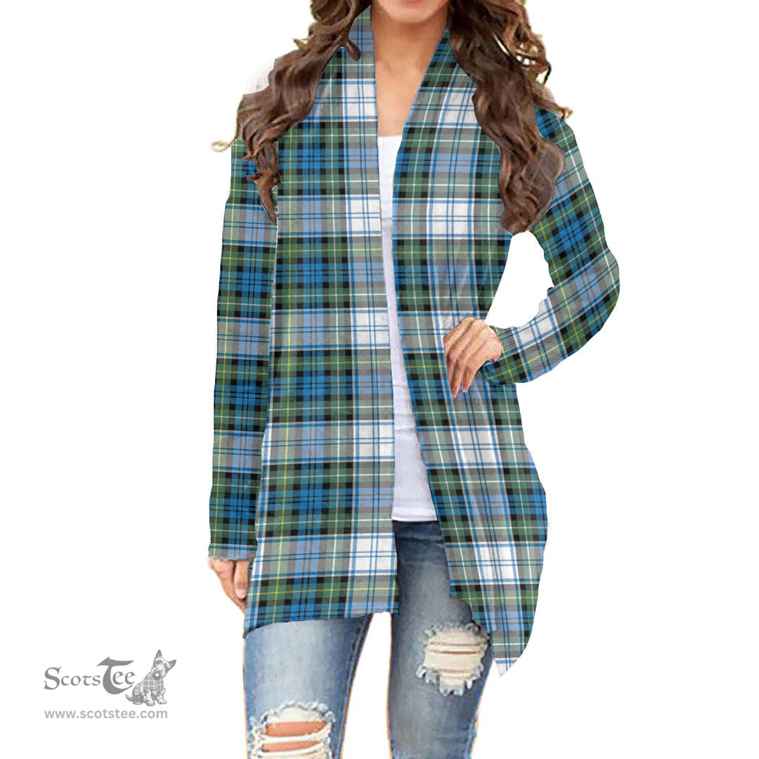 Scottish Campbell Dress Ancient Clan Tartan Womens Cardigan Long Sleeve