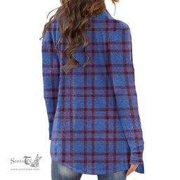 Scottish Elliot Modern Clan Tartan Womens Cardigan Long Sleeve