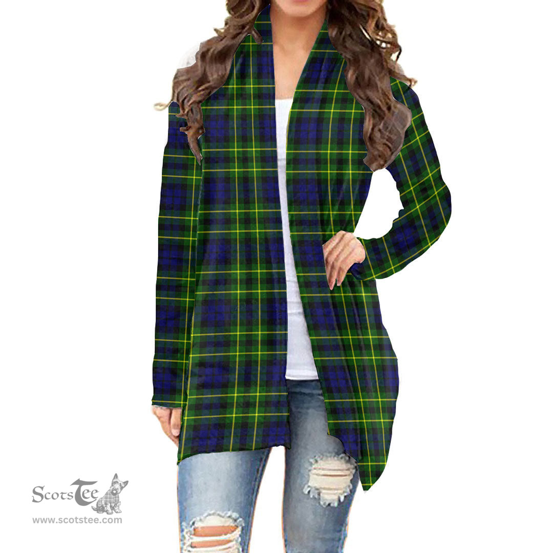 Scottish Campbell of Breadalbane Modern Clan Tartan Womens Cardigan Long Sleeve