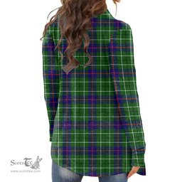 Scottish Duncan Modern Clan Tartan Womens Cardigan Long Sleeve