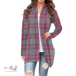 Scottish Crawford Ancient Clan Tartan Womens Cardigan Long Sleeve