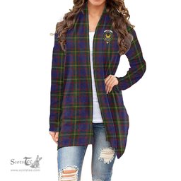 Scottish Durie Clan Tartan Crest Womens Cardigan Long Sleeve