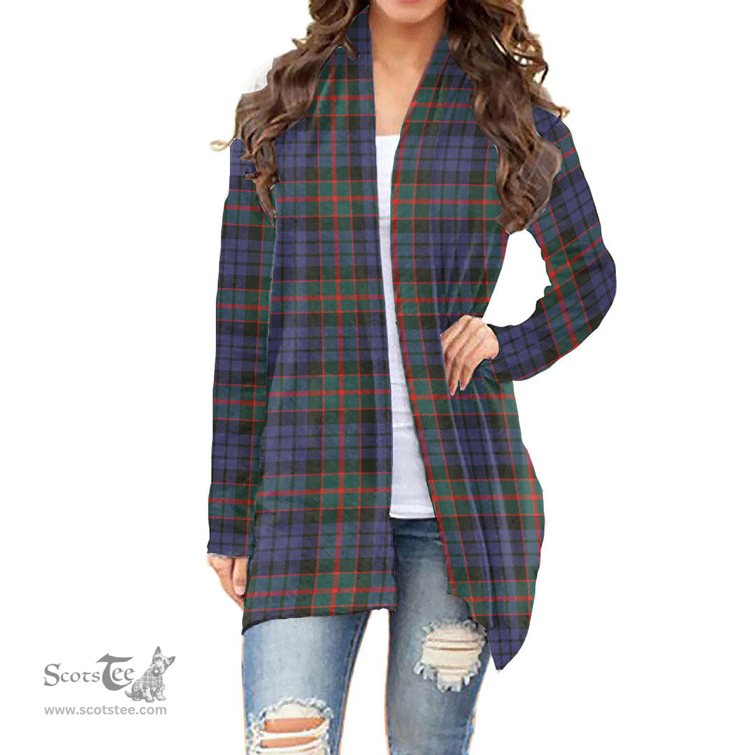 Scottish Fletcher of Dunans Clan Tartan Womens Cardigan Long Sleeve