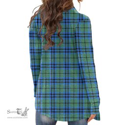 Scottish Falconer Clan Tartan Womens Cardigan Long Sleeve