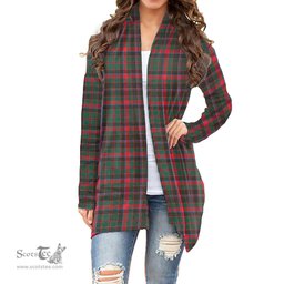 Scottish Cumming Hunting Modern Clan Tartan Womens Cardigan Long Sleeve