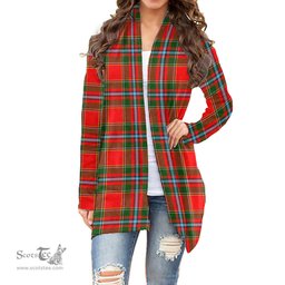 Scottish Drummond of Perth Clan Tartan Womens Cardigan Long Sleeve