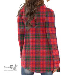 Scottish Drummond Modern Clan Tartan Womens Cardigan Long Sleeve