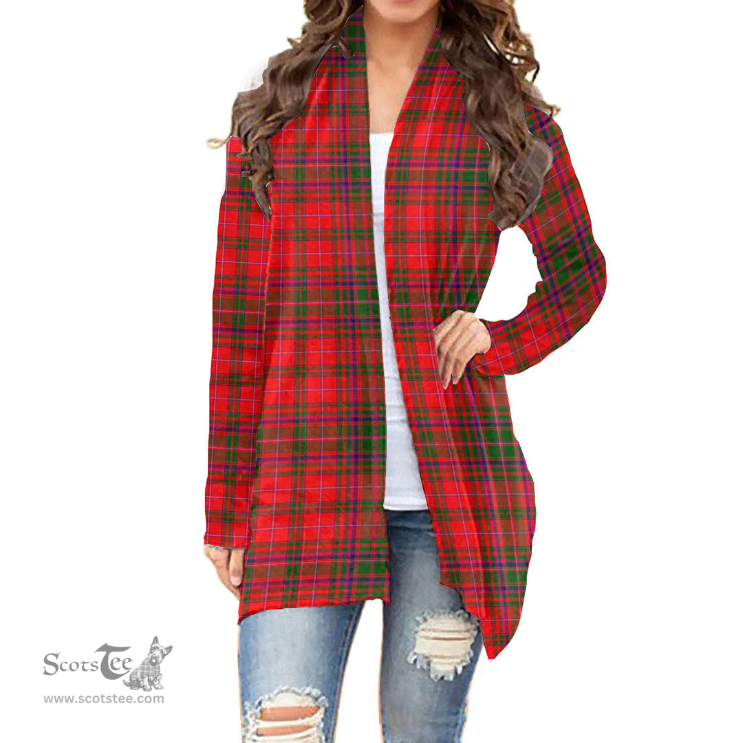 Scottish MacDougall Modern Clan Tartan Womens Cardigan Long Sleeve