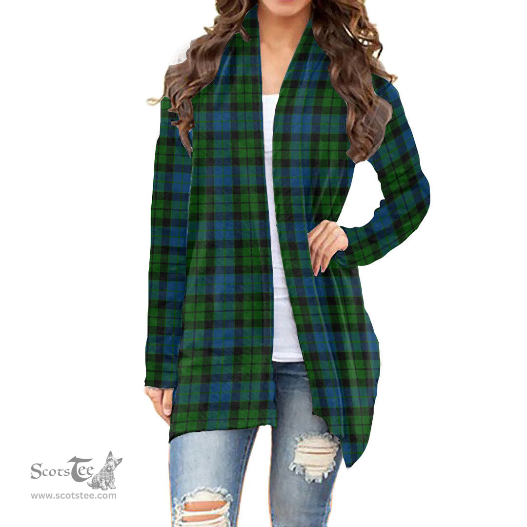 Scottish MacKay Modern Clan Tartan Womens Cardigan Long Sleeve