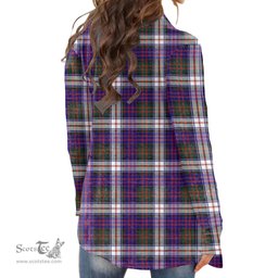 Scottish MacDonald Dress Modern Clan Tartan Crest Womens Cardigan Long Sleeve