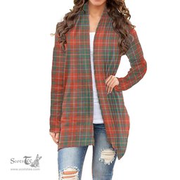 Scottish MacDougall Ancient Clan Tartan Womens Cardigan Long Sleeve