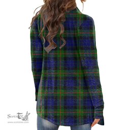 Scottish Gunn Modern Clan Tartan Womens Cardigan Long Sleeve