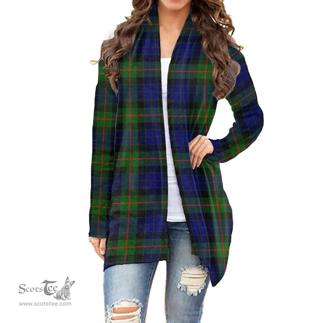 Scottish Gunn Modern Clan Tartan Womens Cardigan Long Sleeve